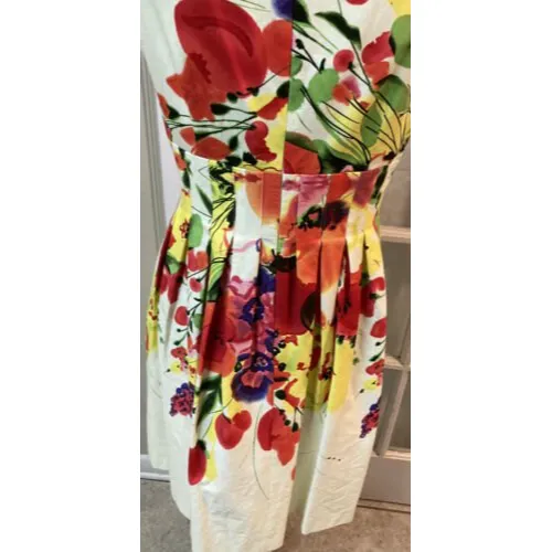 New directions floral Pocketed petite women’s dress NWOTS Red Size 10P - Image 6