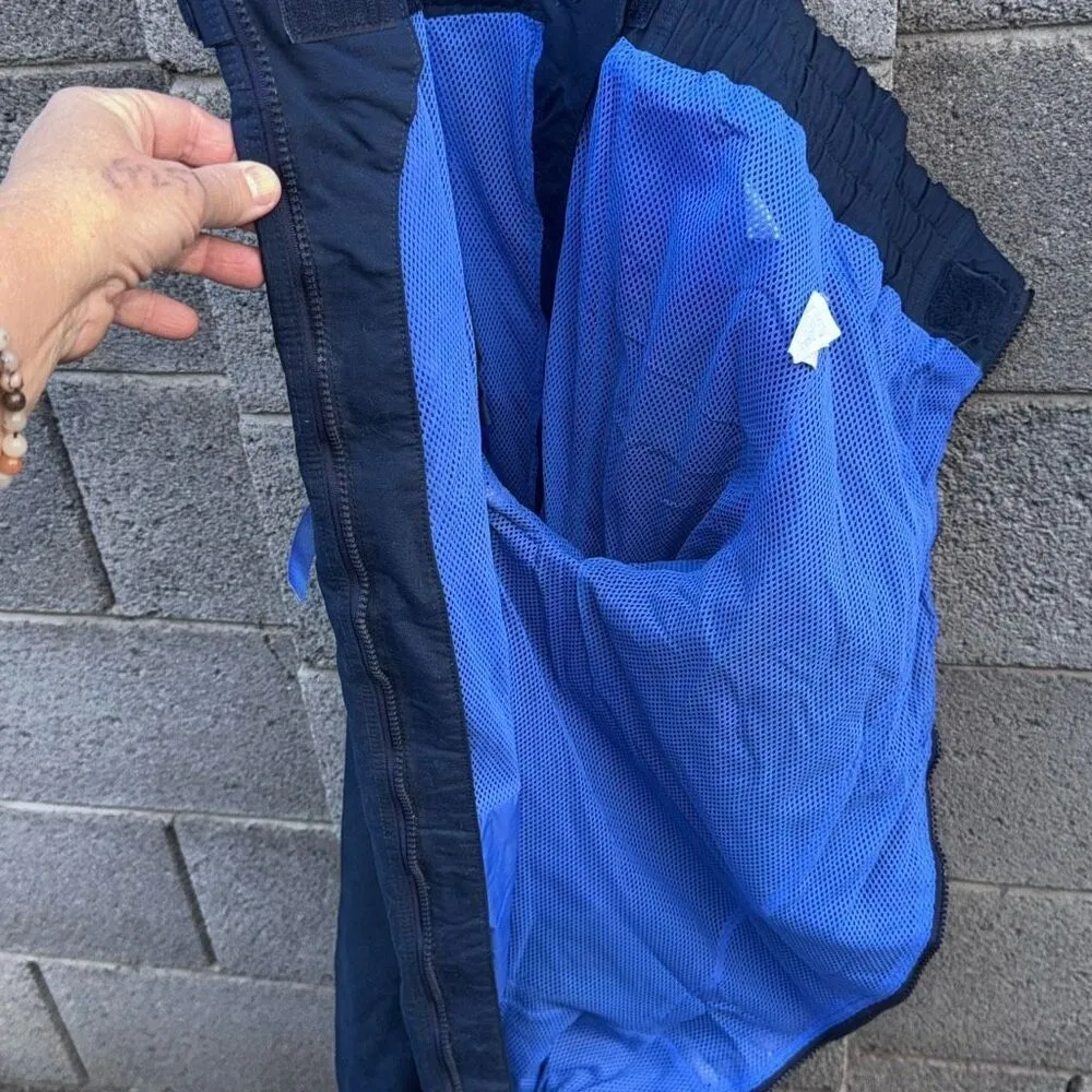 Vintage Patagonia Blue Ski Pants Snowboard Pants Suspenders - Image 8