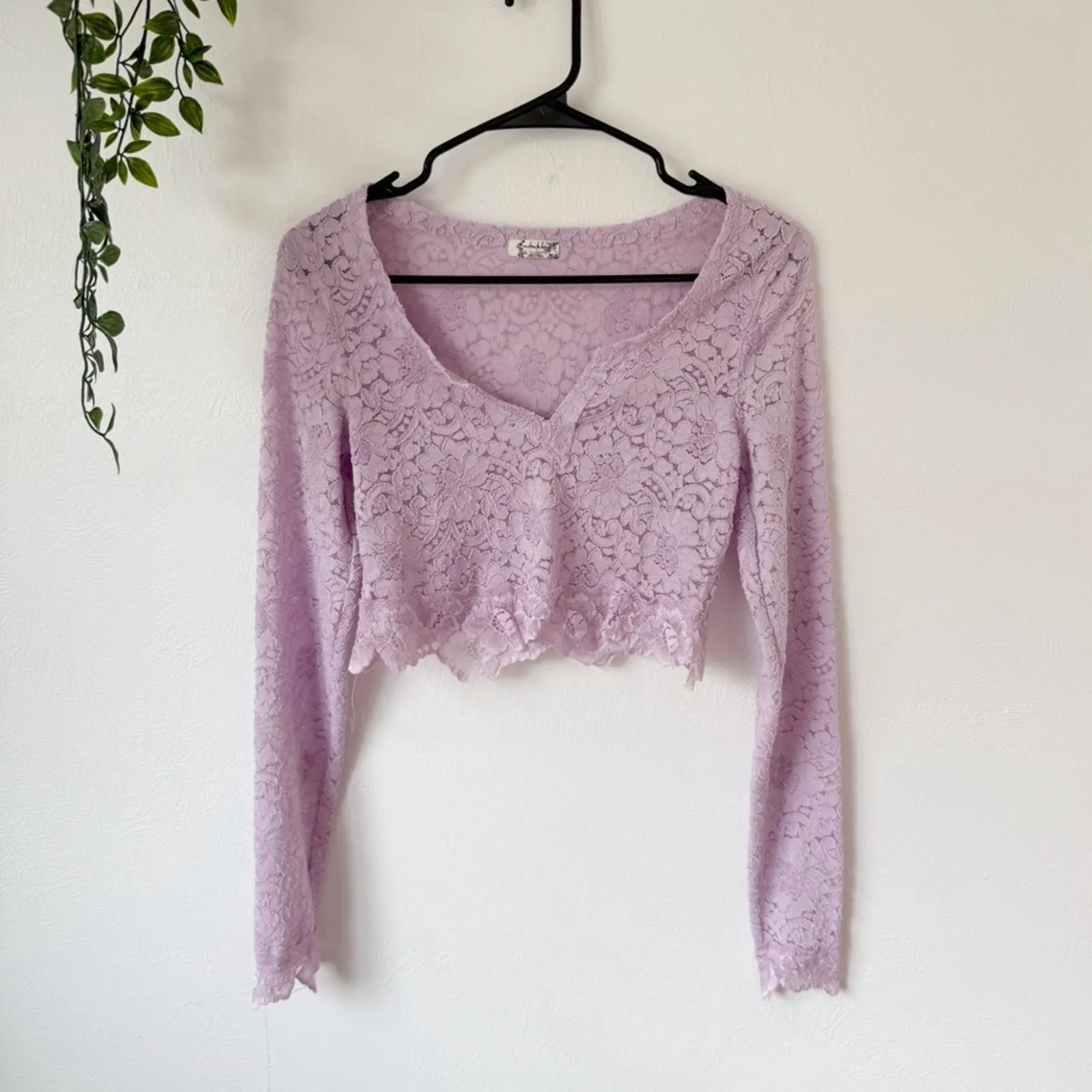 Free People Intimately Cloud Ride Lace Lounge Set Sz XS - Image 7