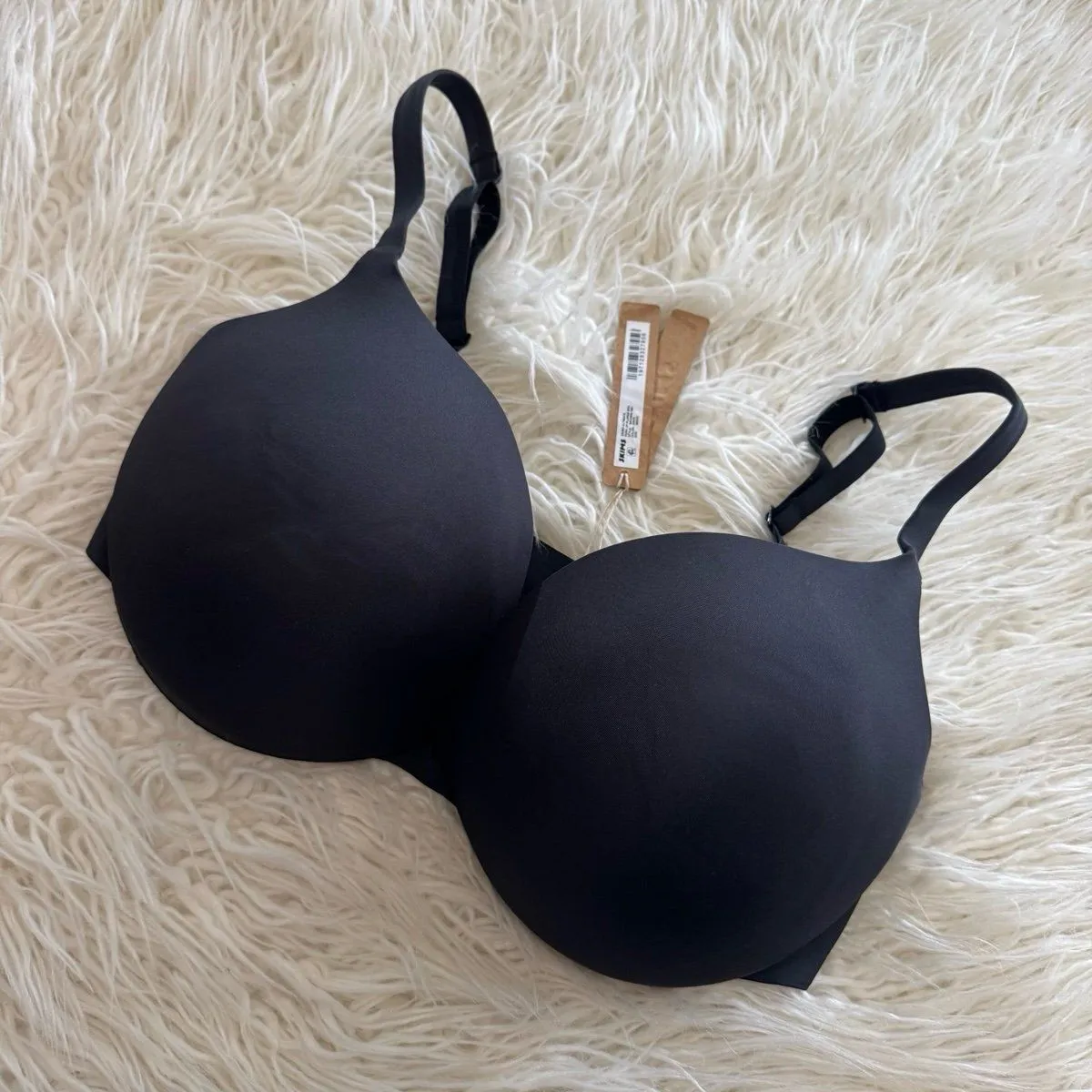 Skims Ultimate Push up Plunge Bra Onyx Size 36DDD - Image 4