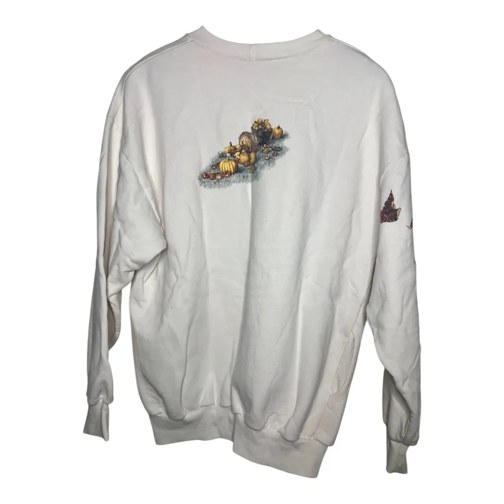 Vintage Art Unlimited Fall in Colorado Graphic Crewneck White Size XL - Image 3