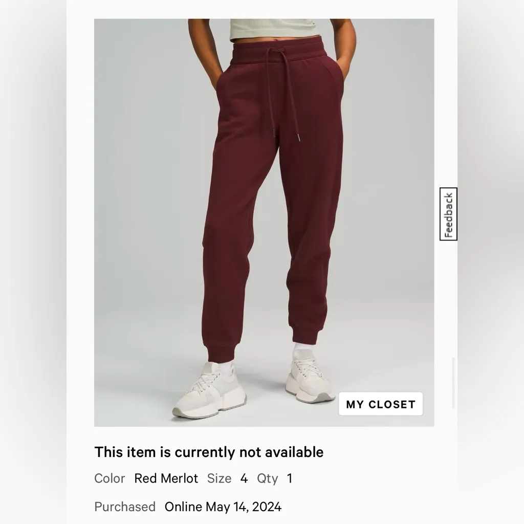 NWT Lululemon Scuba High-Rise Jogger full length - Image 6