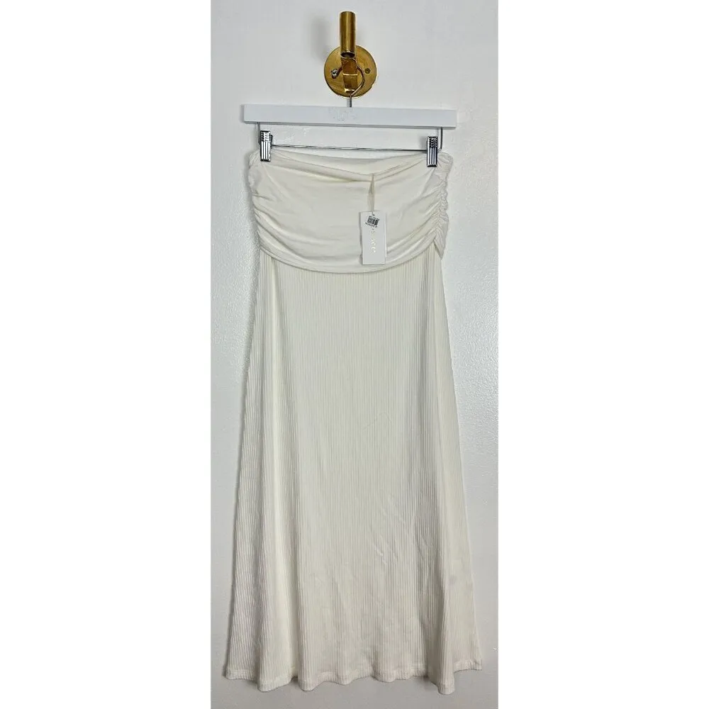 L*SPACE Manaia Convertible Cover-Up in Cream Size Large NWT - Image 4