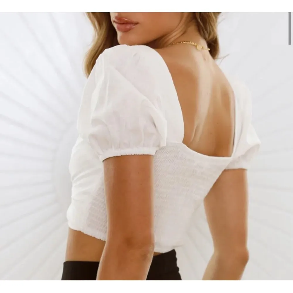 NWT Hello Molly Lady of Mine Crop White large - Image 3