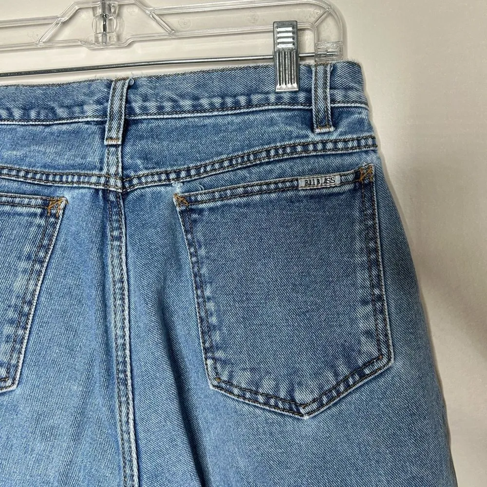 Vintage dark wash high waisted straight leg relaxed fit jeans 90s 1990s y2k - Image 8