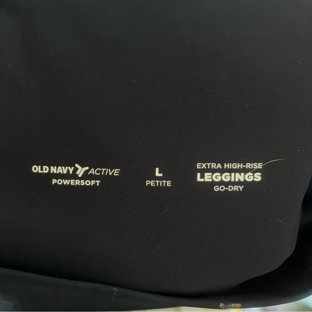 Old Navy Active Extra High Waisted Marble PowerSoft Leggings Size Large Petite - Image 8