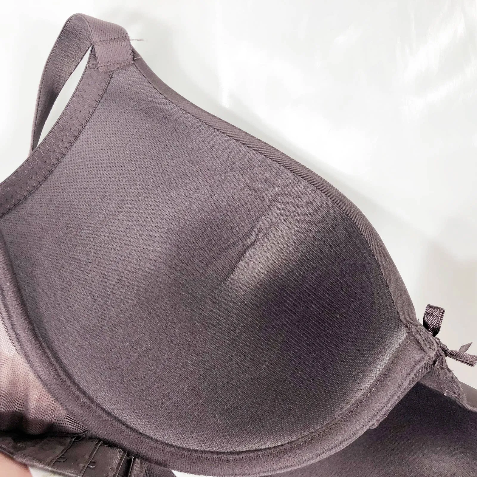 Adrienne Vittadini 38D Bra Plum Underwire Support Unpadded Adjustable Strap 883‎ - Image 6