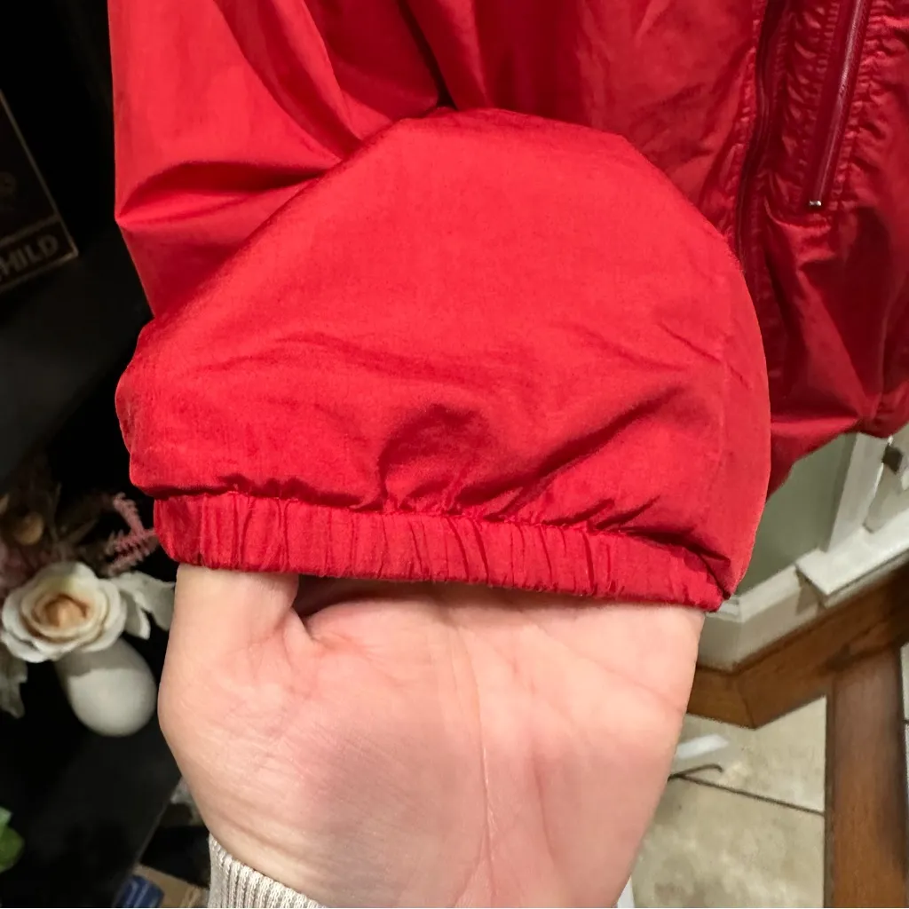Patagonia Red Zephur Windbreaker Jacket Size Medium - Image 5