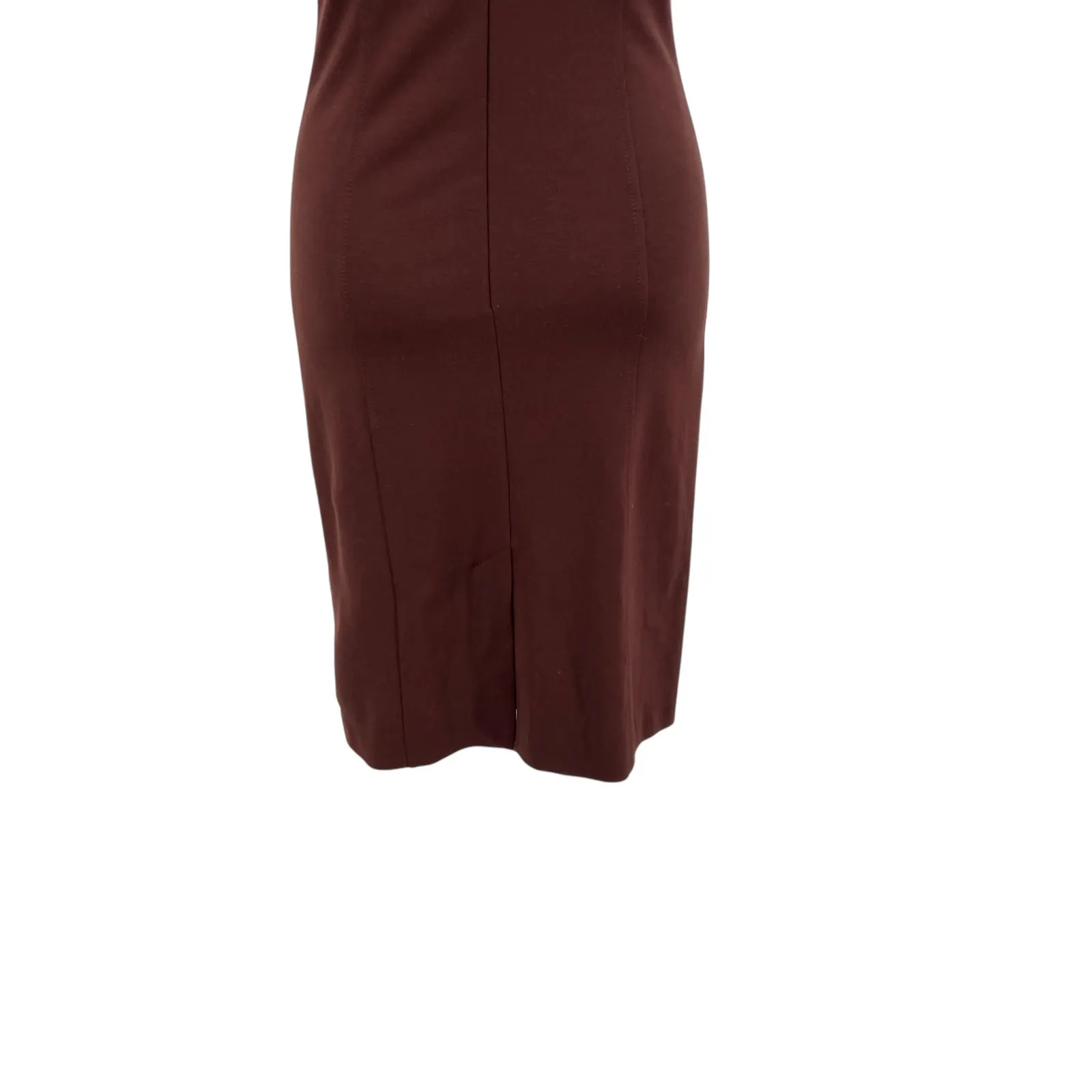 Ottod'Ame Cocoa Sheath Dress Pencil V - Image 13