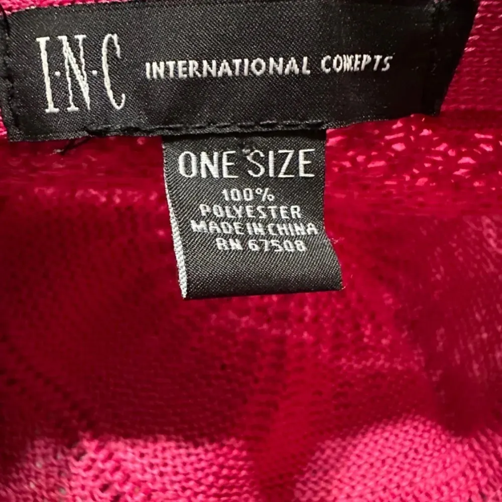 INC Pink crochet hat - Image 6