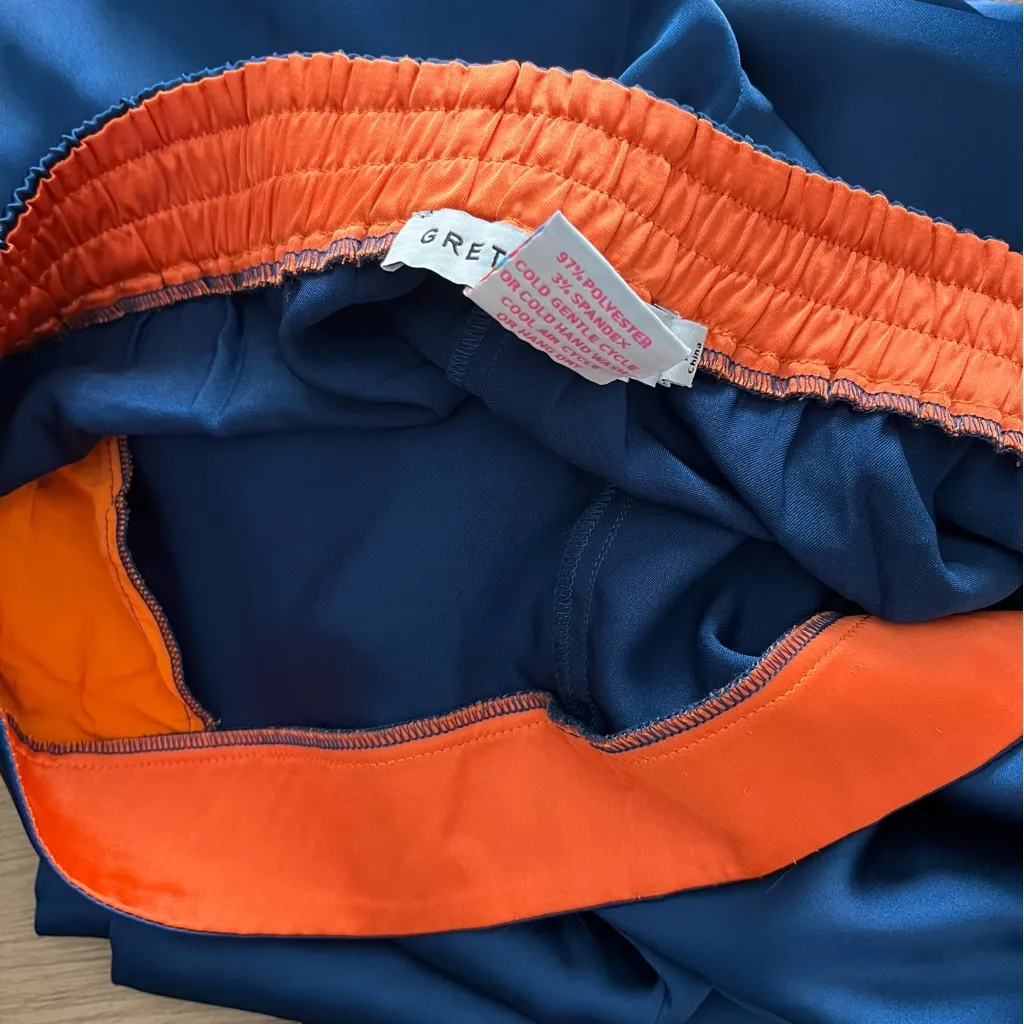 Gretchen Scott Pull on Pants Mix Master in Blue Goddess - Image 6