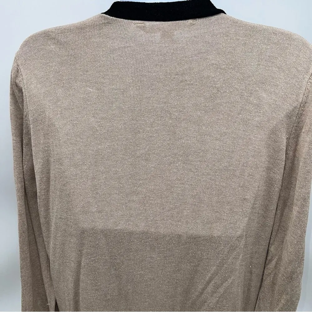 Valerie Stevens Women's Long Cardigan Sweater w/Front Pockets Color Block-Size S - Image 5