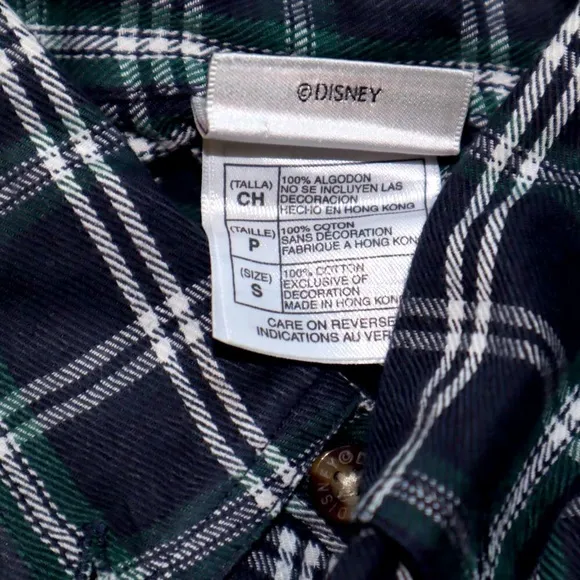 Vintage 60’s the Disney Store Tiger‎ plaid long sleeves shirts size S - Image 5