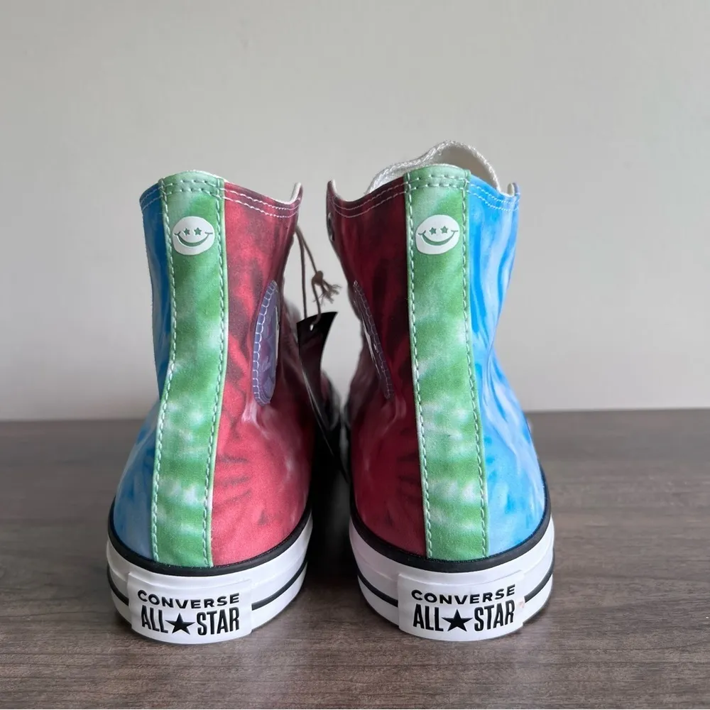 Converse Chuck Taylor All Star Hi Tie Dye Color Block Unisex Shoe Size 9 or 11 - Image 8