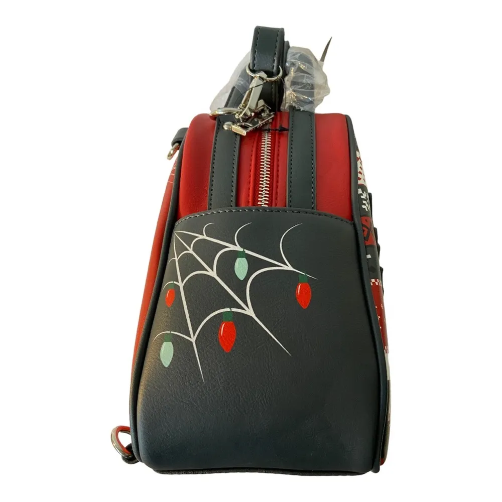 Marvel Spider-Man Glow-n-Dark Christmas Sweater Mini Backpack NWT - Image 9