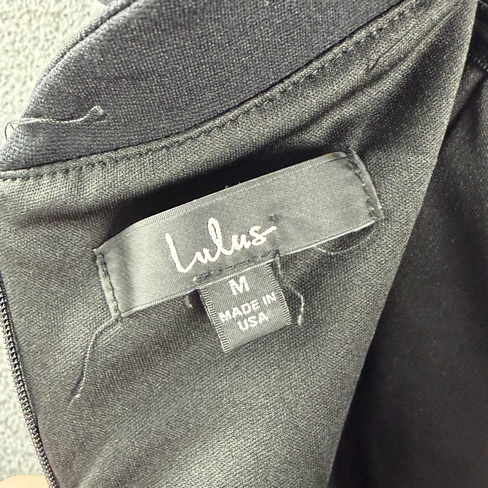 Lulus Season of Fun Black Off-the-Shoulder Skater Mini‎ Dress Medium JD7678 - Image 10