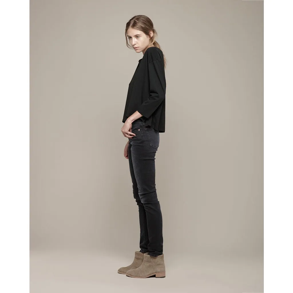 Acne Studio Skin 5 Used Black High Rise Denim Skinny Jeans Size 27 - Image 3