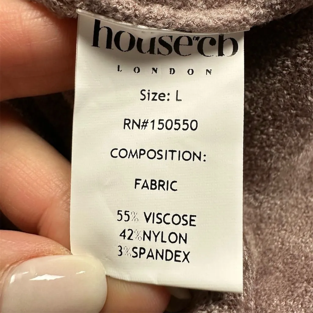 NWT House of CB Women's Suri Rose Chenille Cropped Top Sweater Size L - Image 8