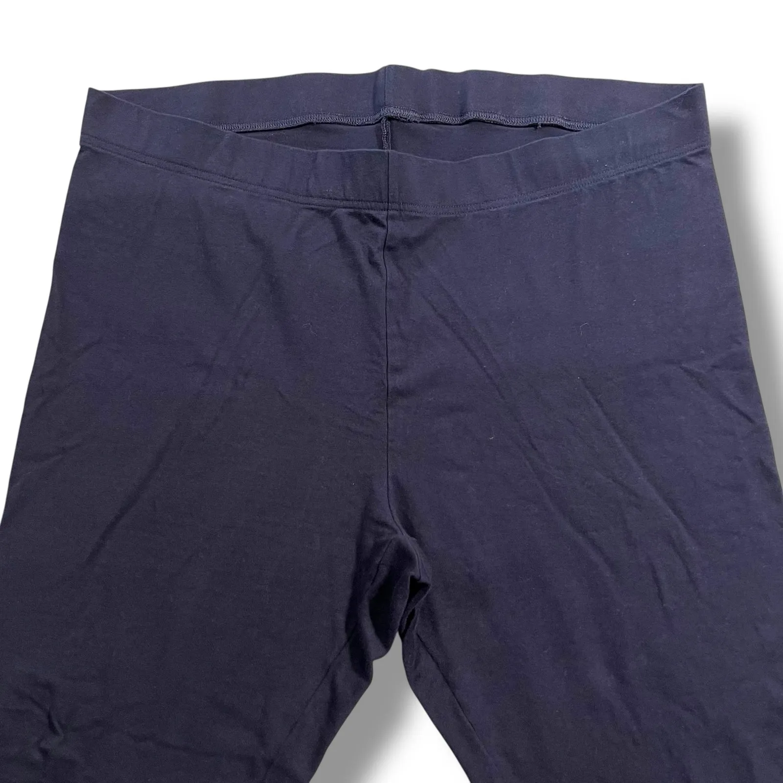 Old Navy Womens Leggings High Rise Ankle Length Strappy Ankle Navy Blue 2X - Image 2