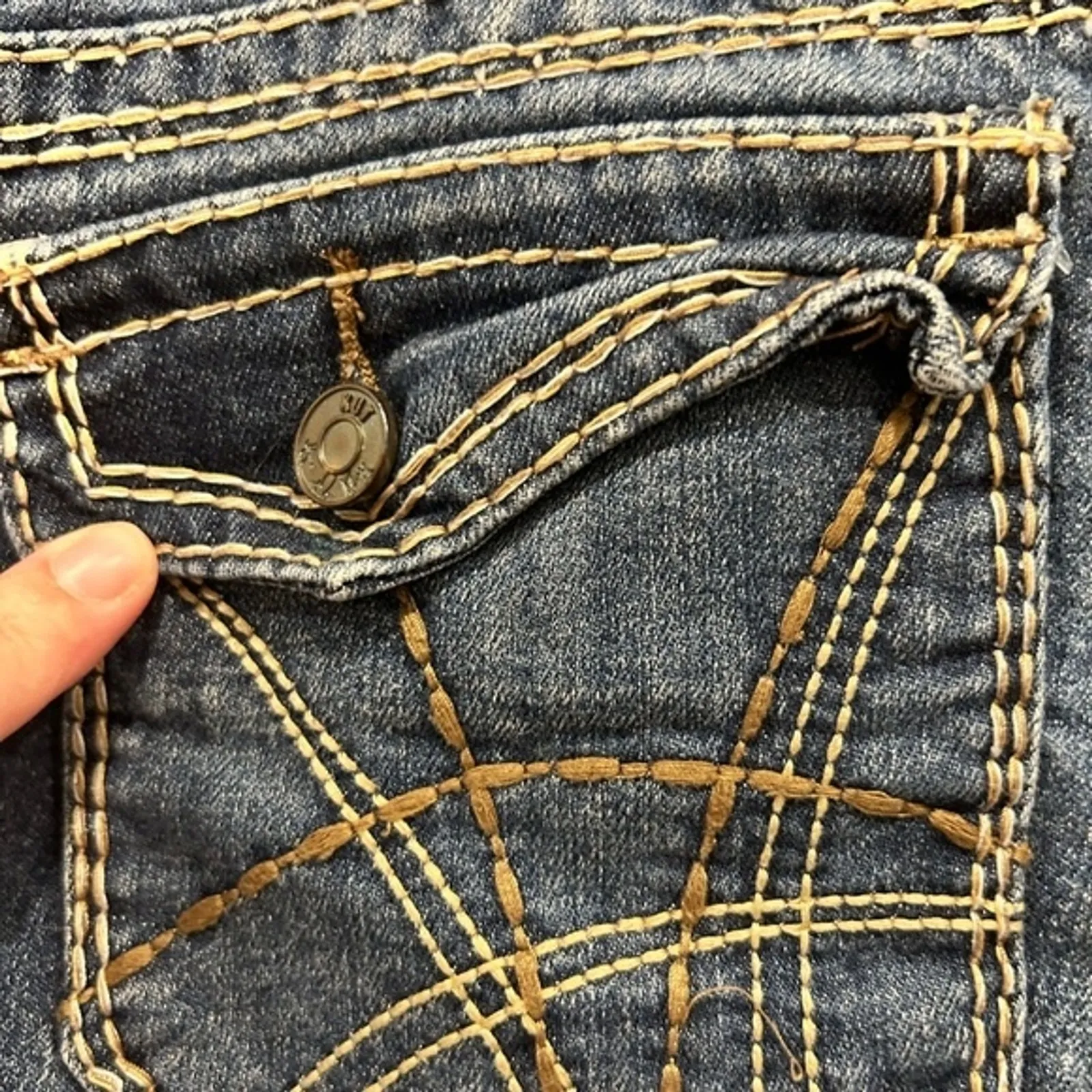 KUT from the Kloth Catherine Boyfriend Jeans Women's Size 6 Dark Wash Distressed - Image 6