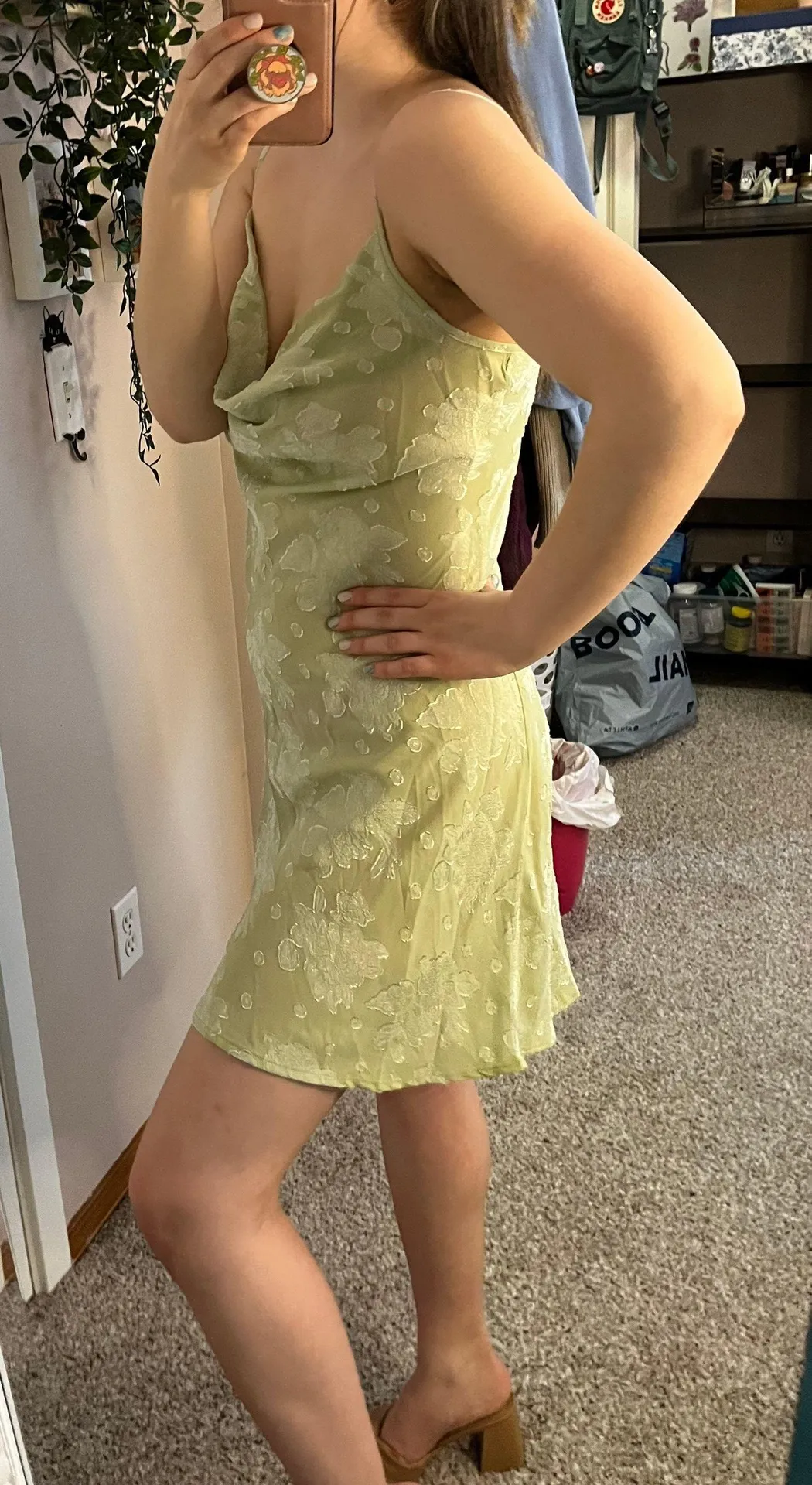 NWOT Sage Green floral print dress  - Image 2