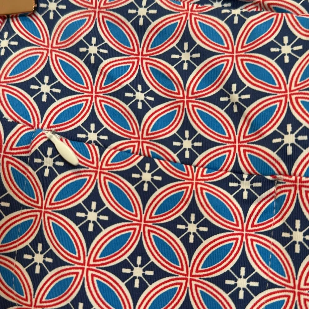 J. McLaughlin Blue and White Wide Leg Pants - Image 4