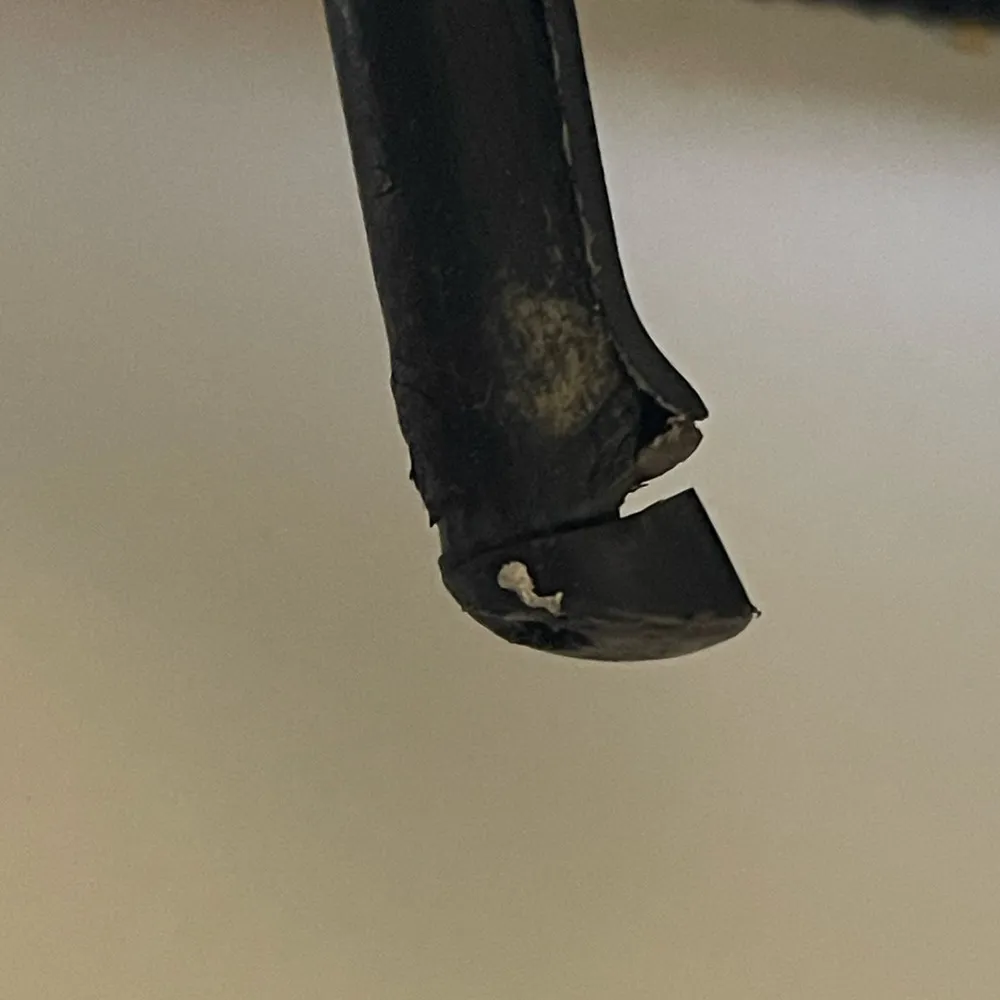 Banana Republic Black Leather Stiletto Booties Size 7 GUC #3158 - Image 7