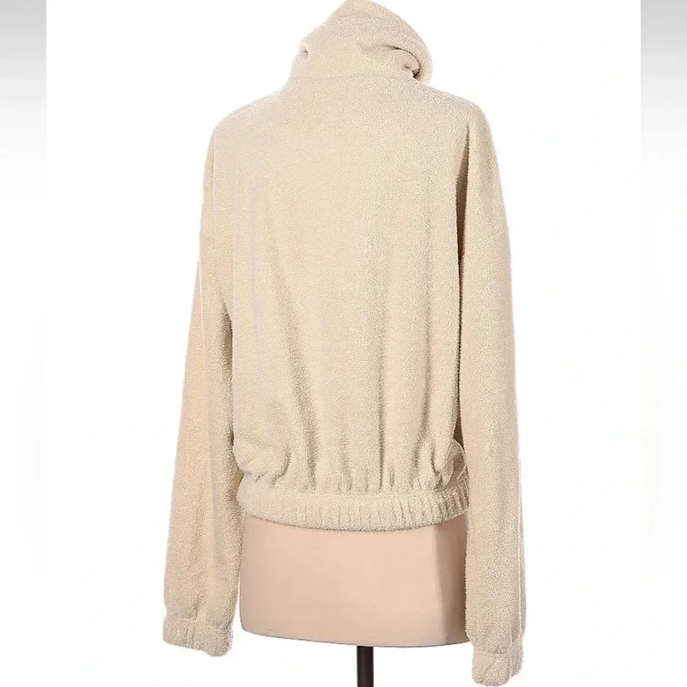 Urban Outfitters UO Track Meet Half-Zip Fleece Popover Sweatshirt Size Small S - Image 6