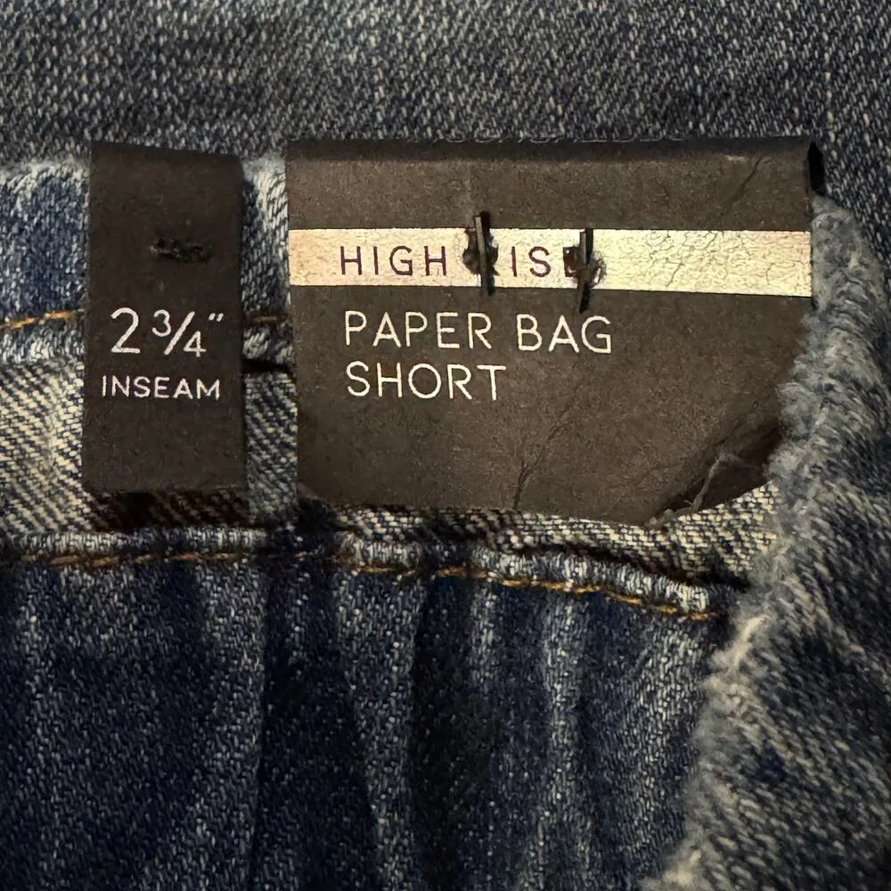 See Thru Soul SZ 31 Paperbag Jean Shorts High - Image 5