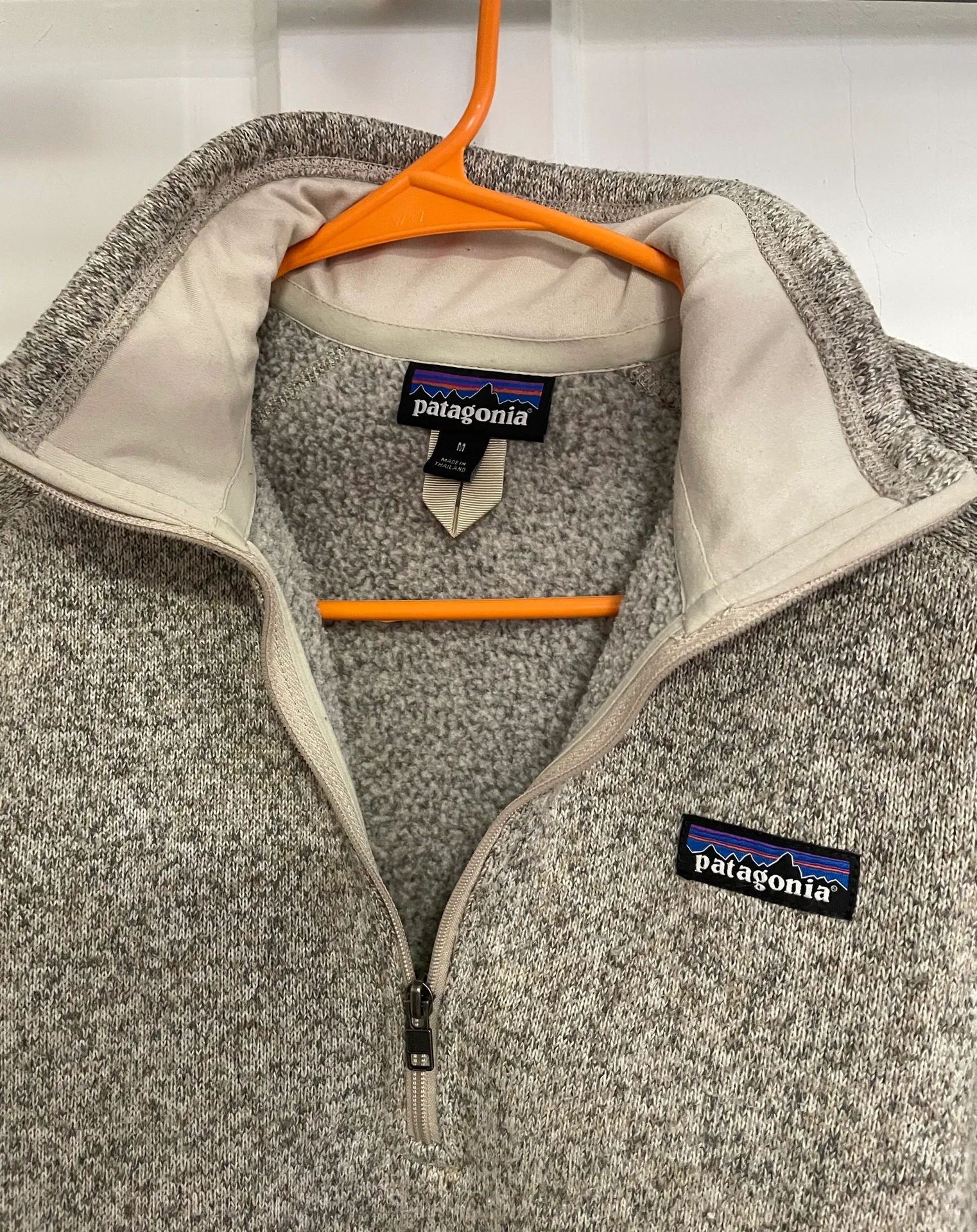 Patagonia Oatmeal Fleece Pullover - Image 3