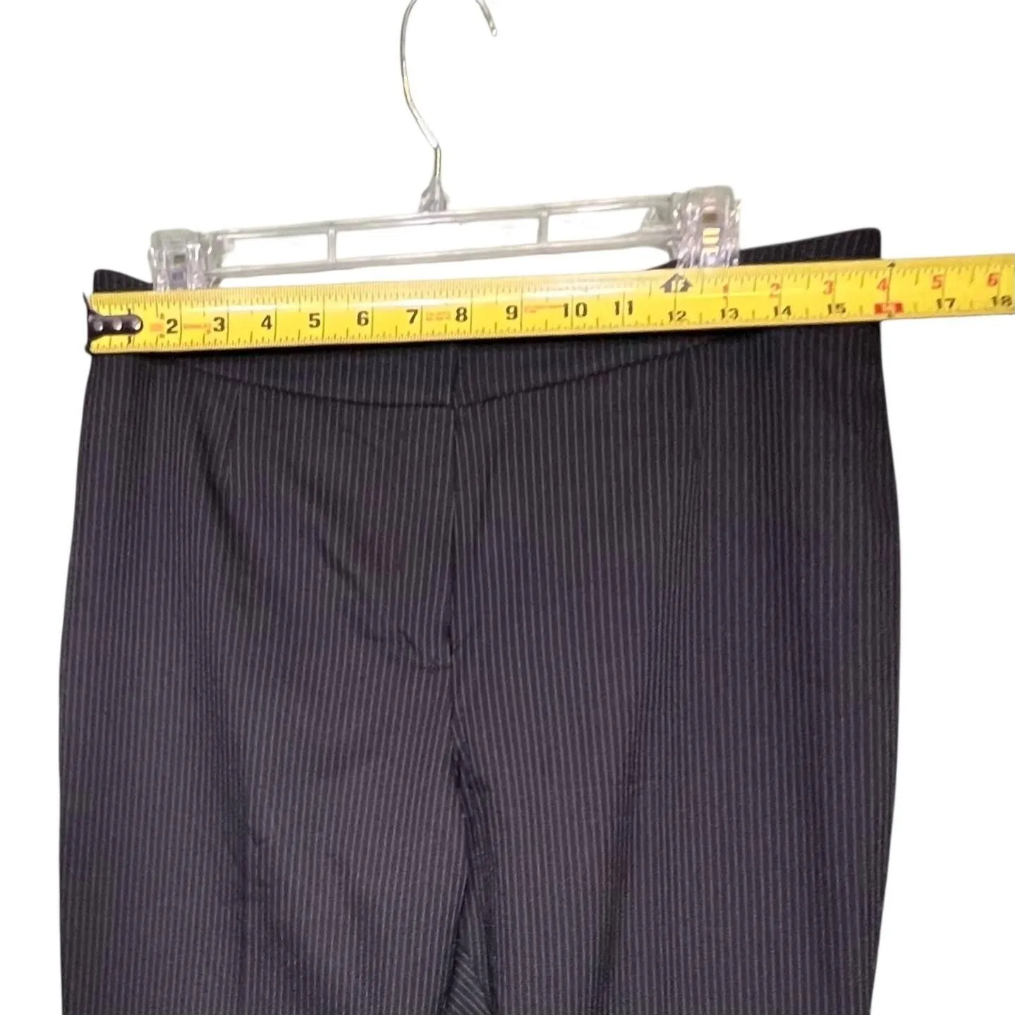 Le Suit Pants Womens 10P Petite Pinstripe Dress Career Office Workwear - Image 7