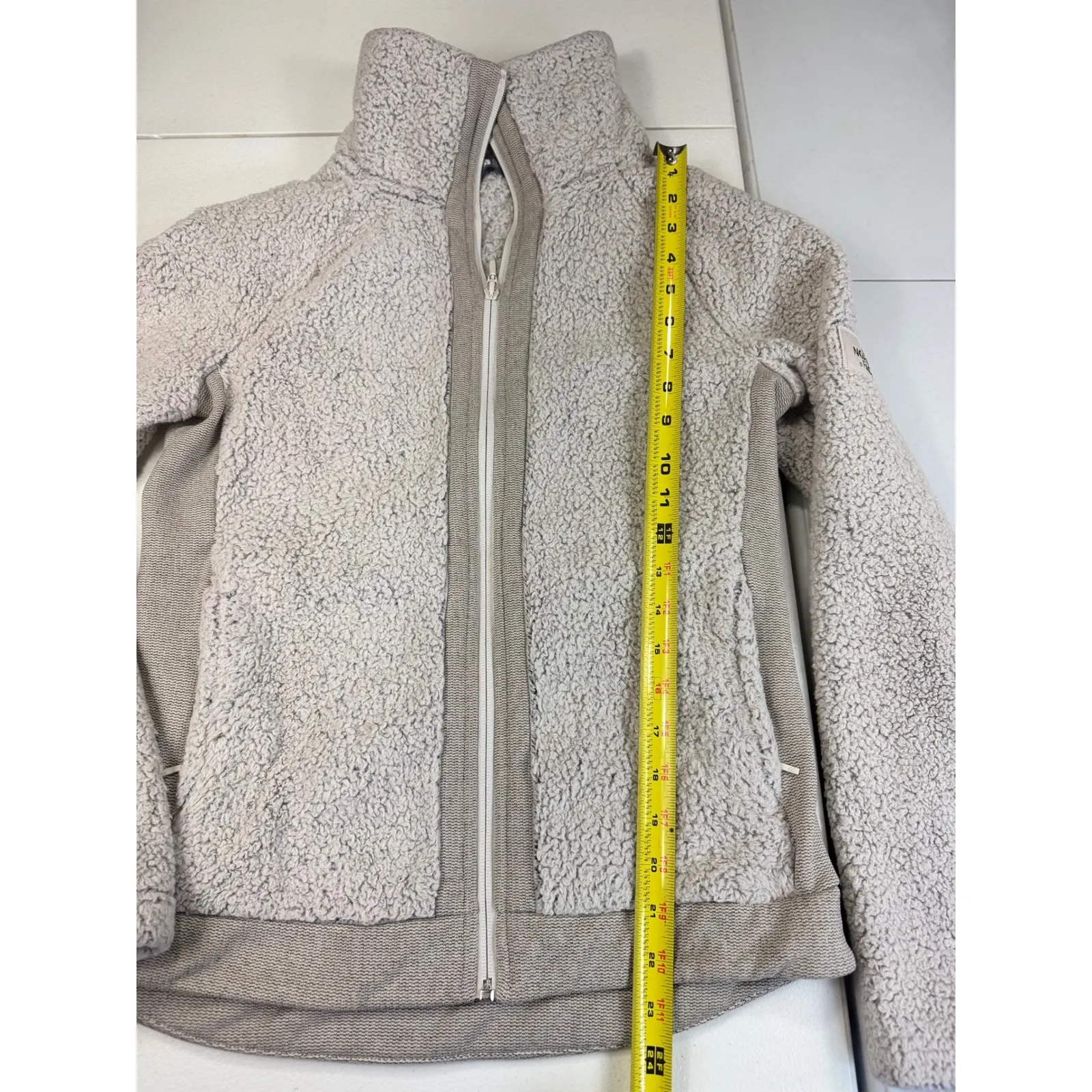 The North Face Womens Fleece Jacket Full Zip High Neck Sherpa Small‎ - Image 4