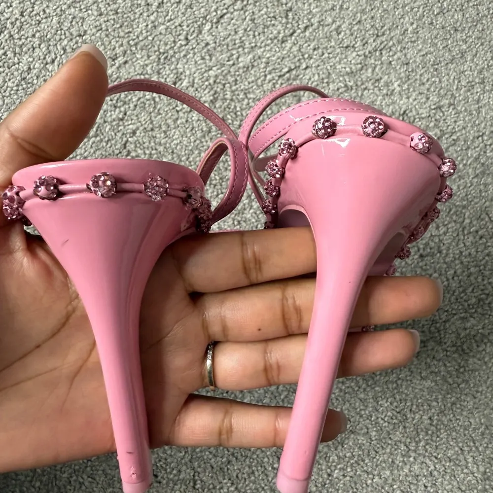 Steve Madden Pink Heeled Sandals - Image 5