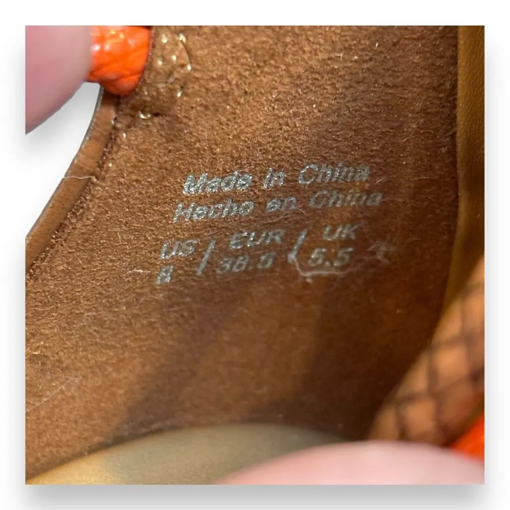 Aldo women Occeran Flat Caged Sandals Sz 8 - Image 8