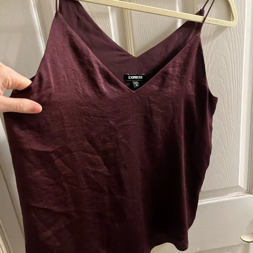 Express Burgundy cami tank m - Image 2