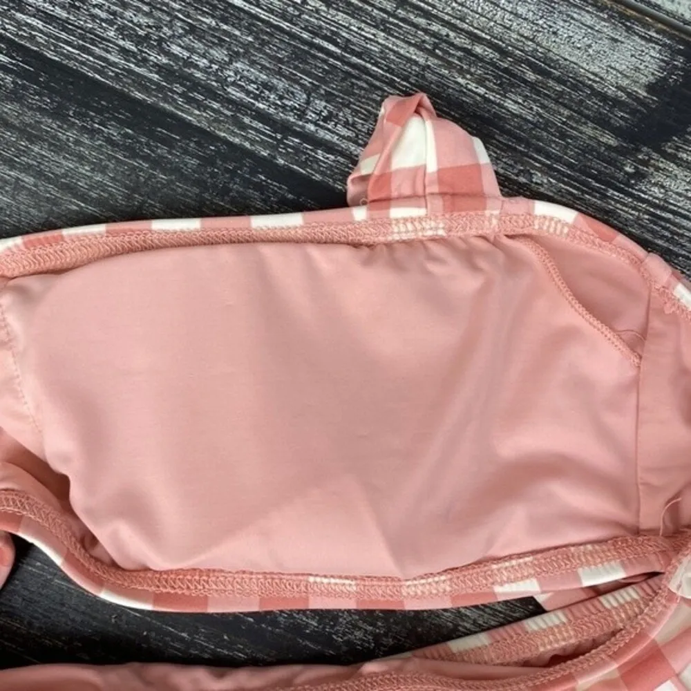 Ris-K Plaid Gingham 2 Piece Bikini Swim Suit M - Image 4