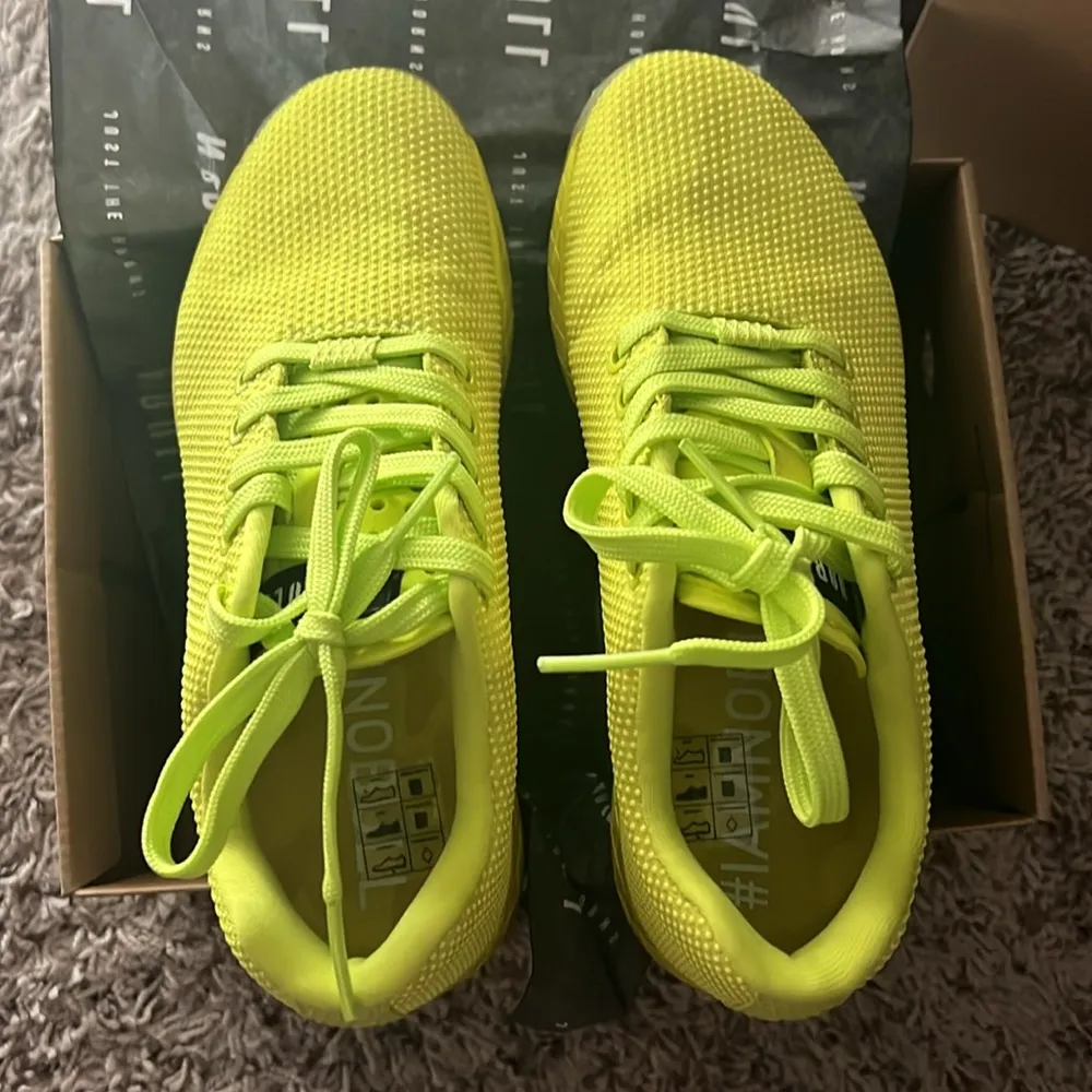 NOBULL Impact Neon Camo Sneakers SuperFabric Trainers Size 7.5 New in Box - Image 4