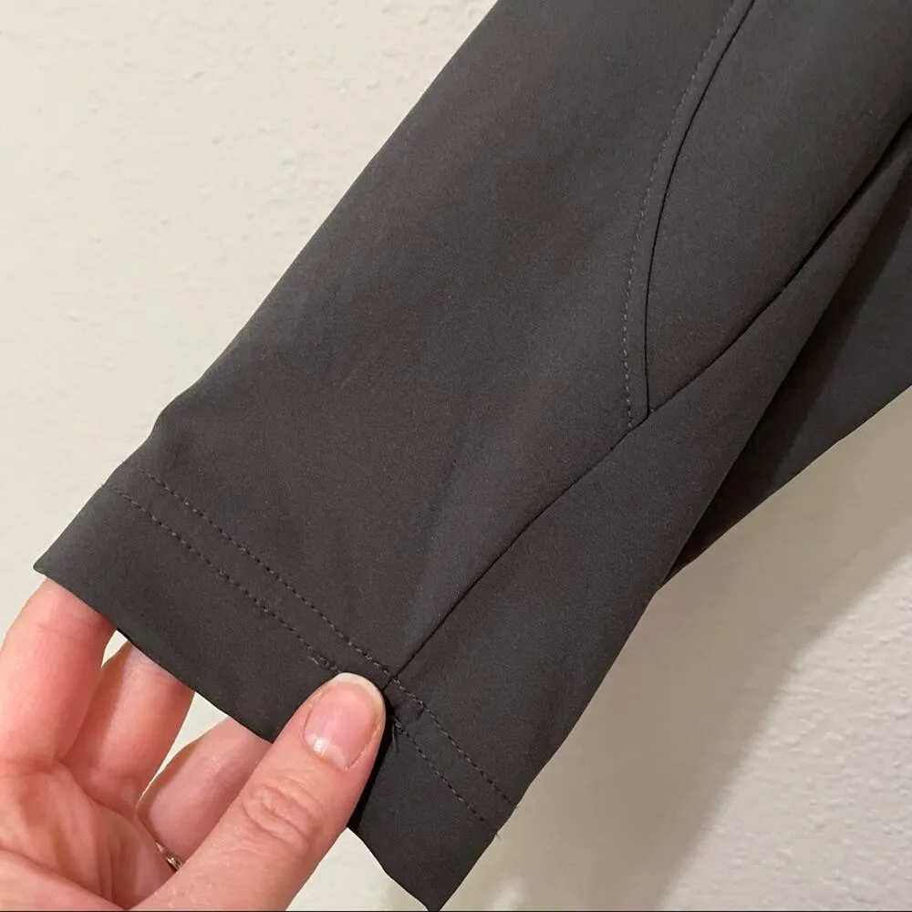 REI Charcoal Grey Lightweight Full Zip Woman’s Jacket L Fall Casual Classic Gray Size L - Image 8