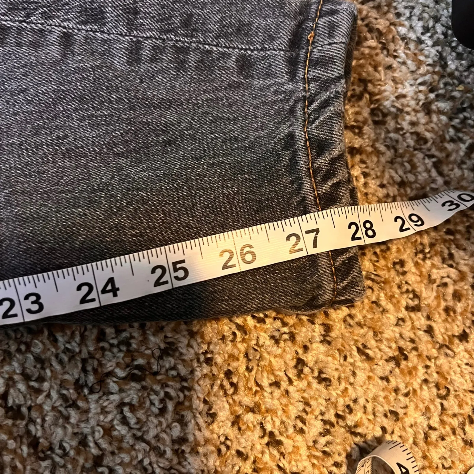 WEWOREWHAT High Rise Black Wash Denim‎ Jeans Size 25 - Image 5