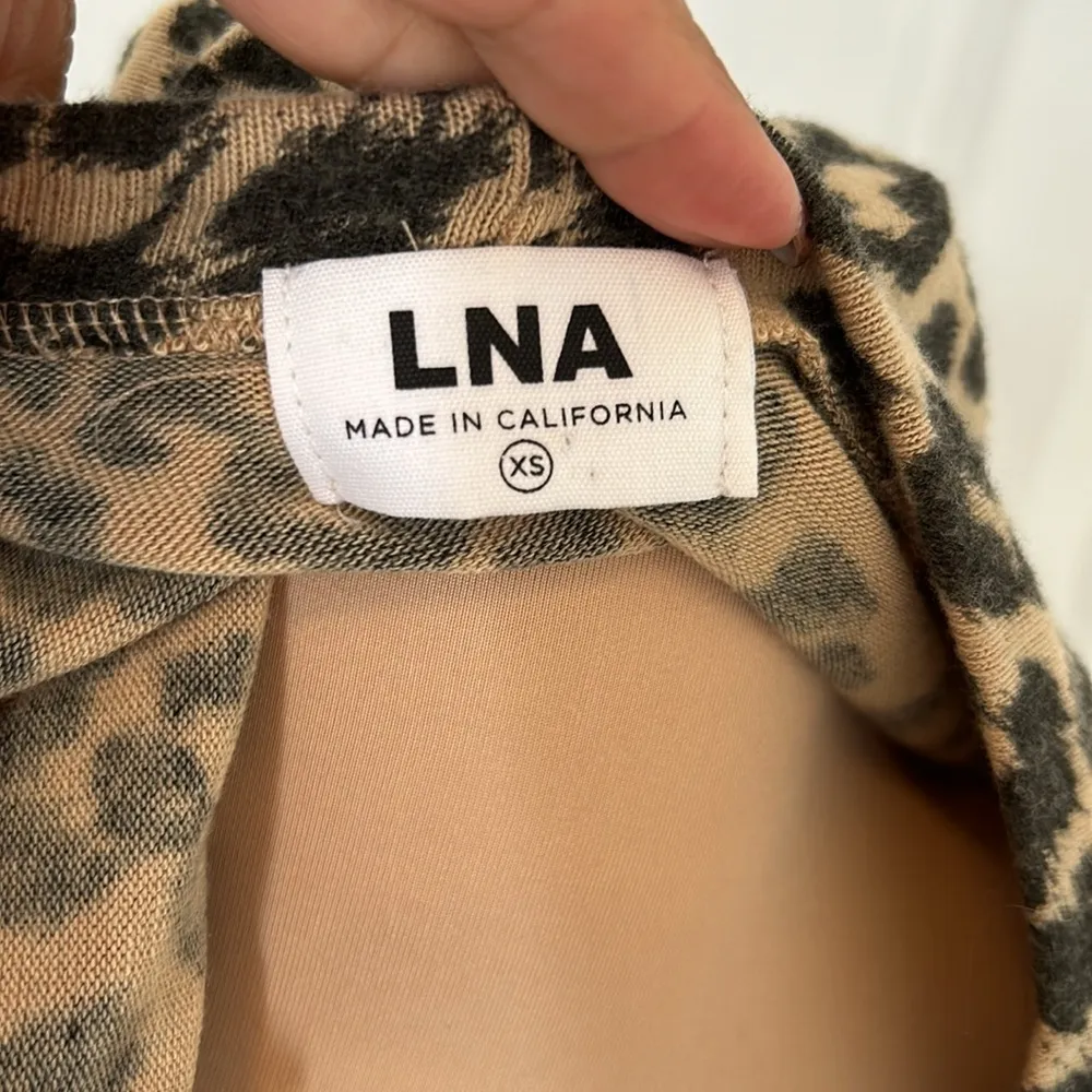 LNA Brushed Phase Leopard Print Sweater - Image 8