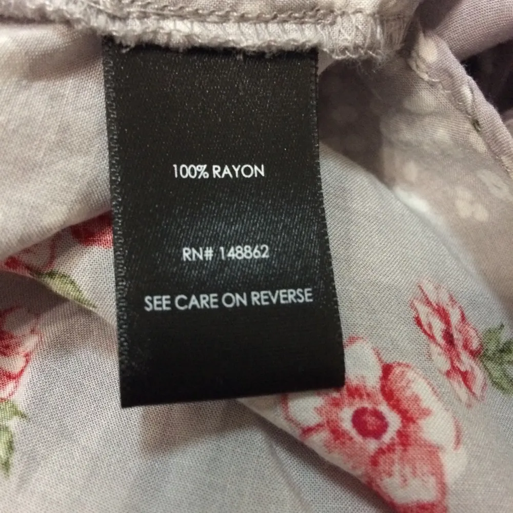 Harper Leopard Floral Button Front Challis Blouse - 2X - Image 6