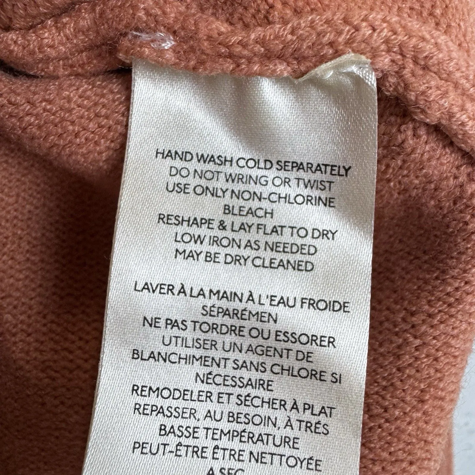 Free People Oversized V-Neck Sweater Size XS Pink Slits Tunic Boho Lagenlook - Image 7