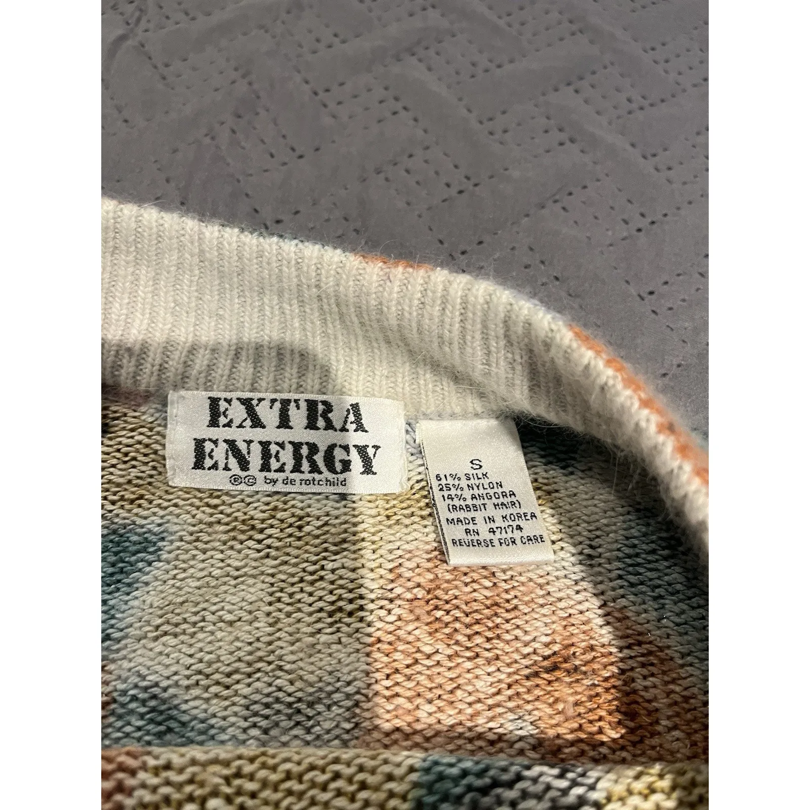 Extra Energy by de rotchild Women's S silk blend all over floral print sweater - Image 7