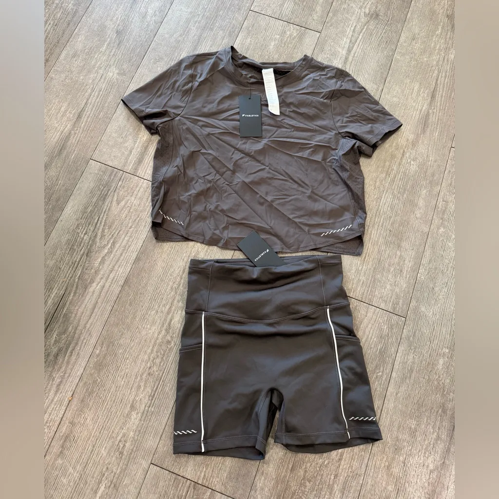 Fabletics  Charcoal Two-Piece Activewear Set - Image 5