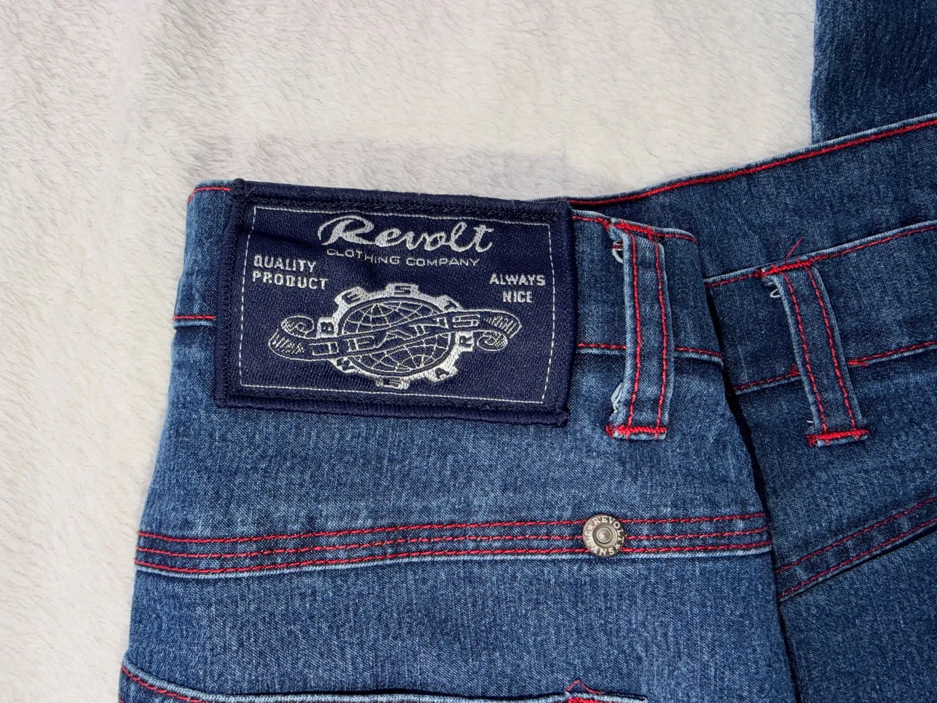 Revolt Jeans co Blue Size 18 - Image 4