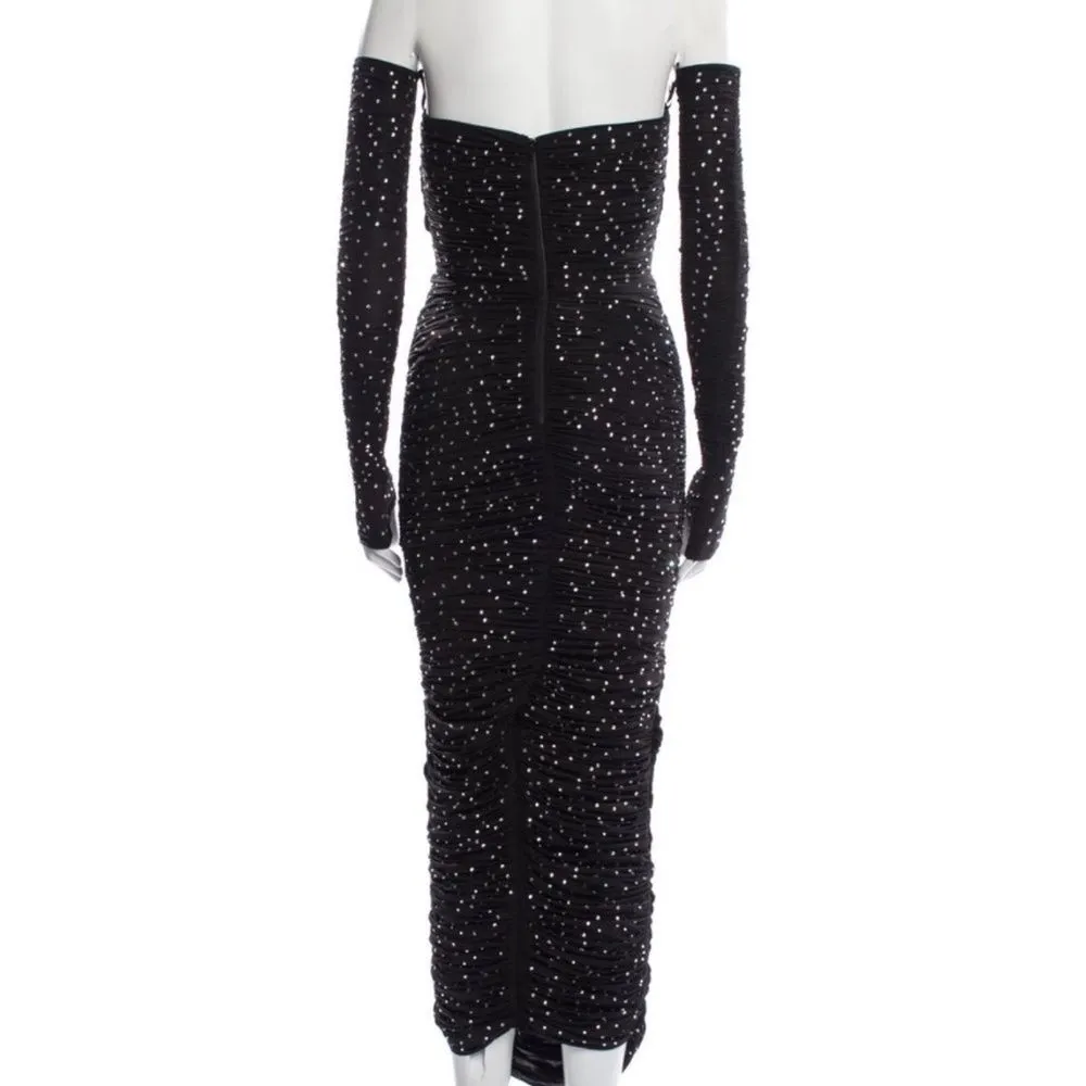 New Alex Perry embellished dress. Black Size 8 - Image 15