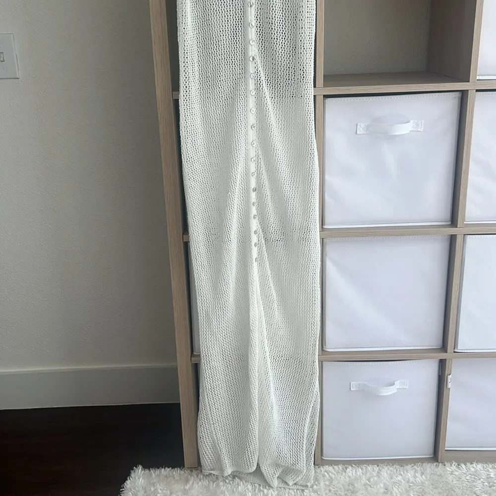 NWT L*Space Adrift Crochet Dress in White Size XL/TG - Image 3