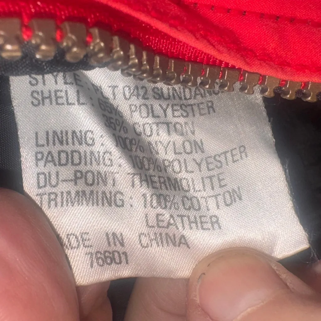 Powderhorn Red & Black Ski Vintage Snowboard Snowsuit Women's Size 8 - Image 10