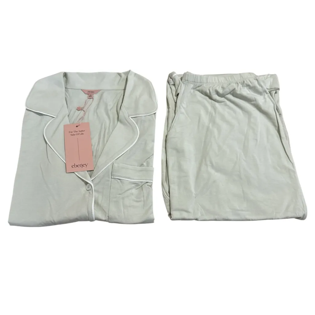 Eberjay Eberjey Gisele Short Sleeve Cropped PJ Set - Image 2