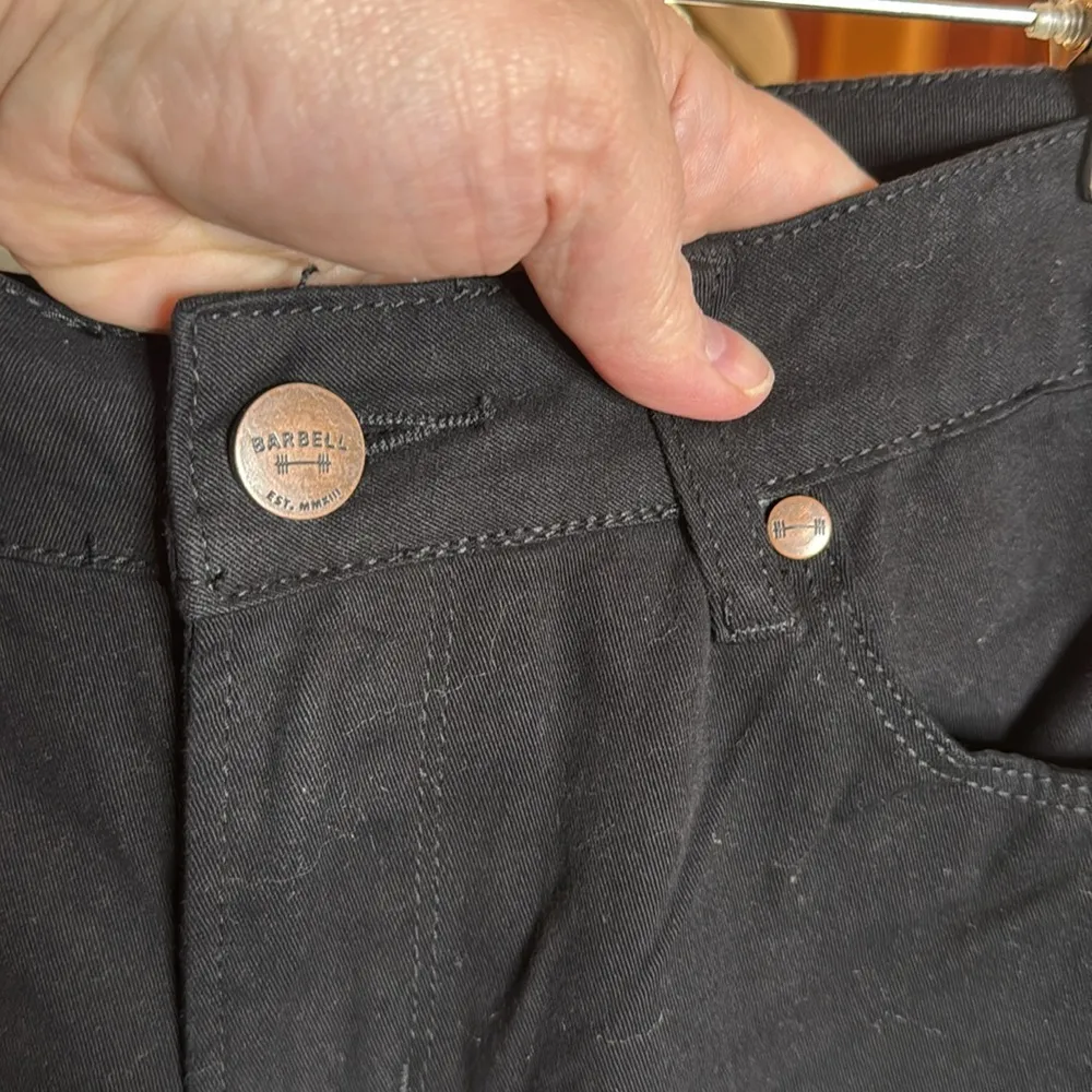 NWT Barbell Apparel Women’s Athletic Fit Chino Pant Black Size 28 - Image 6